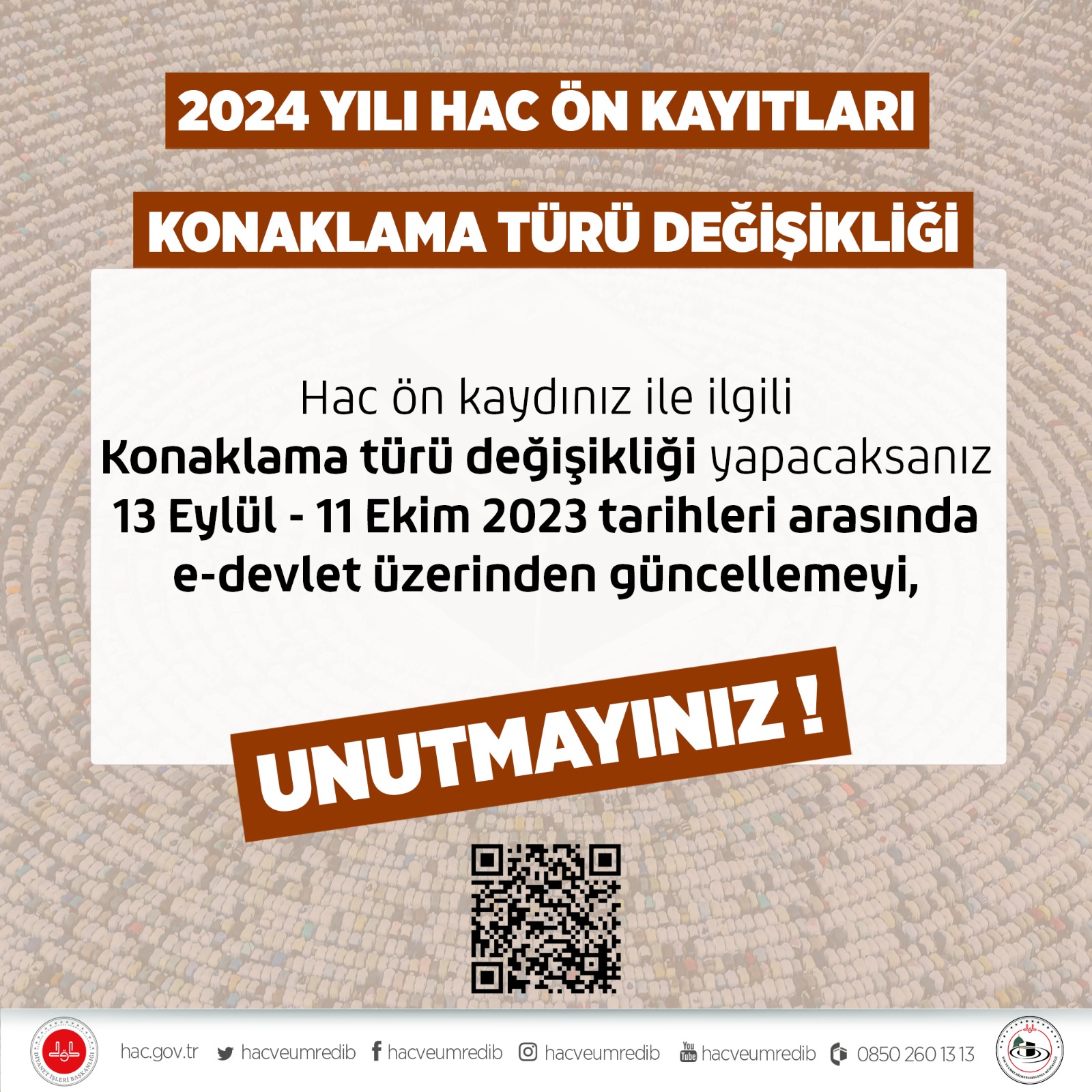 2024 Yılı Hac Ön Kayıtları